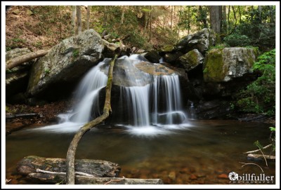 Waterfall on Dry Creek in Greene County, Tennessee